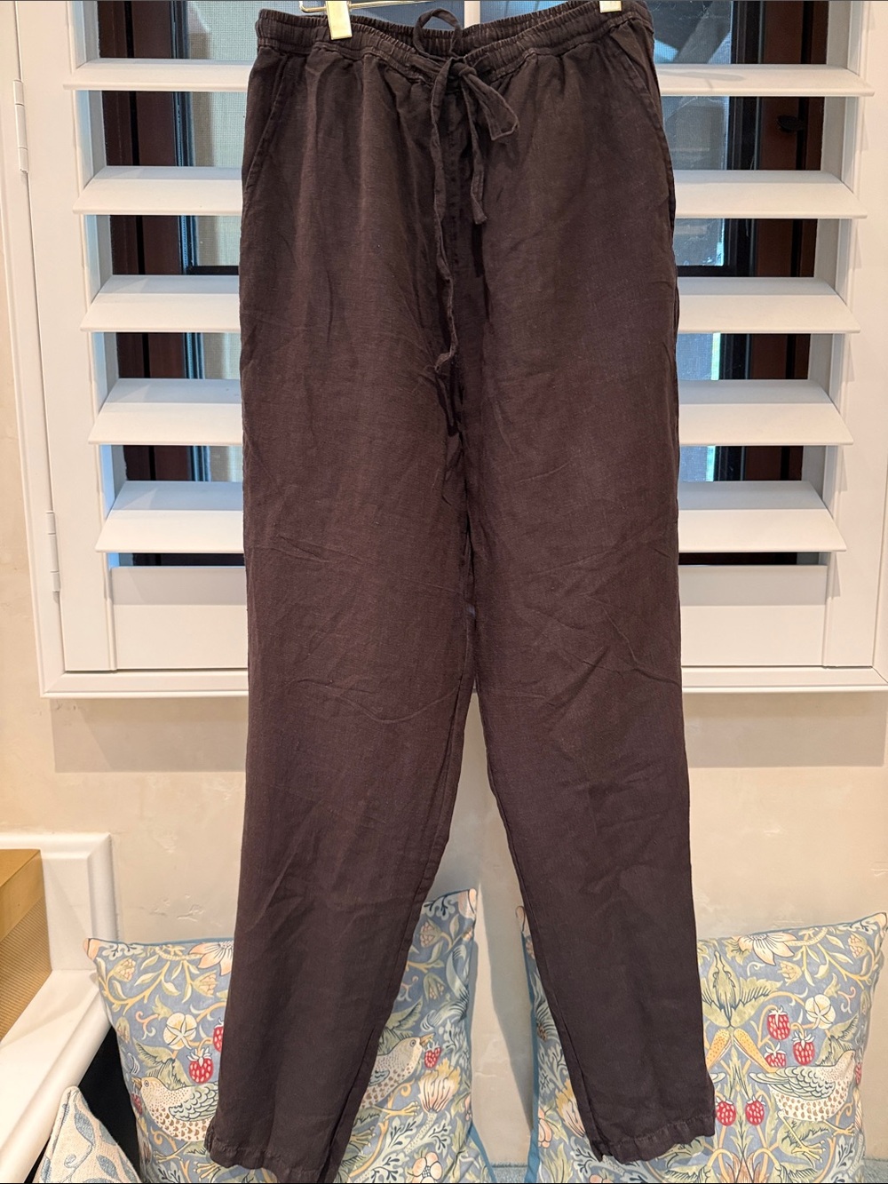 Toast elastic waist linen pants